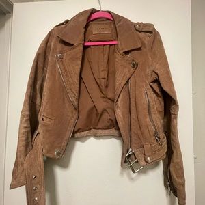SUEDE BLANKNYC MOTO JACKET